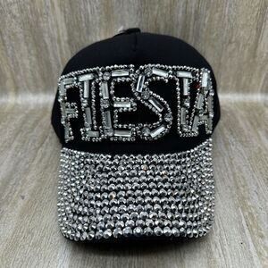 Fiesta Baseball Cap Hat Embellished Rhinestone Cap‎ Womens Texas San Antonio